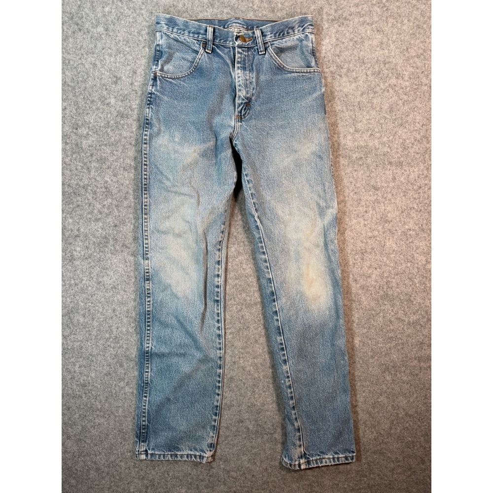 Rustler Mens Regular Fit Straight Leg Jeans Medium Wash Blue 30x32 87619PW